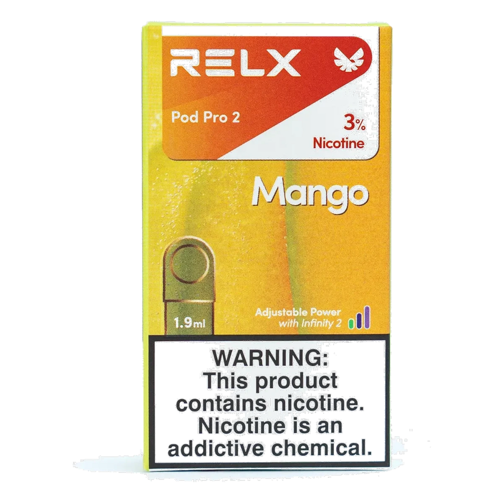 RELX Pod Pro 2 Pods 1.9ml Mango 3% UAE | Emirates Vapor