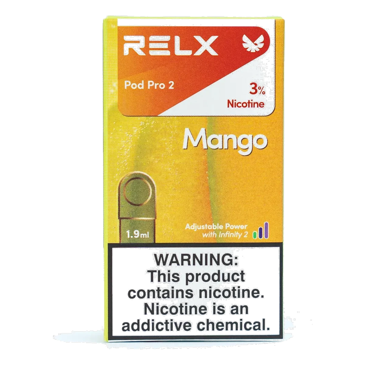 RELX Pod Pro 2 Pods 1.9ml Mango 3% UAE | Emirates Vapor