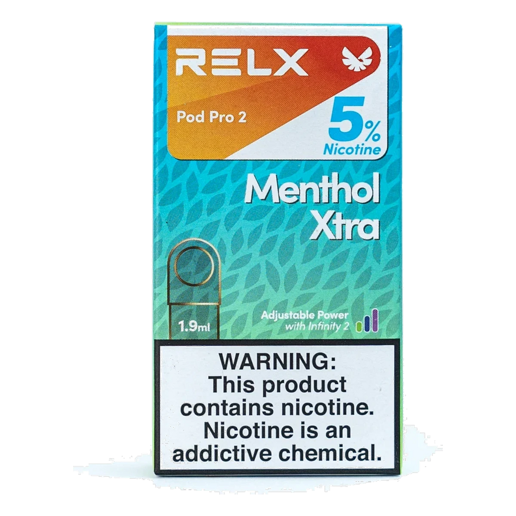 RELX Pod Pro 2 Pods 1.9ml Menthol Extra 5% UAE | Emirates Vapor