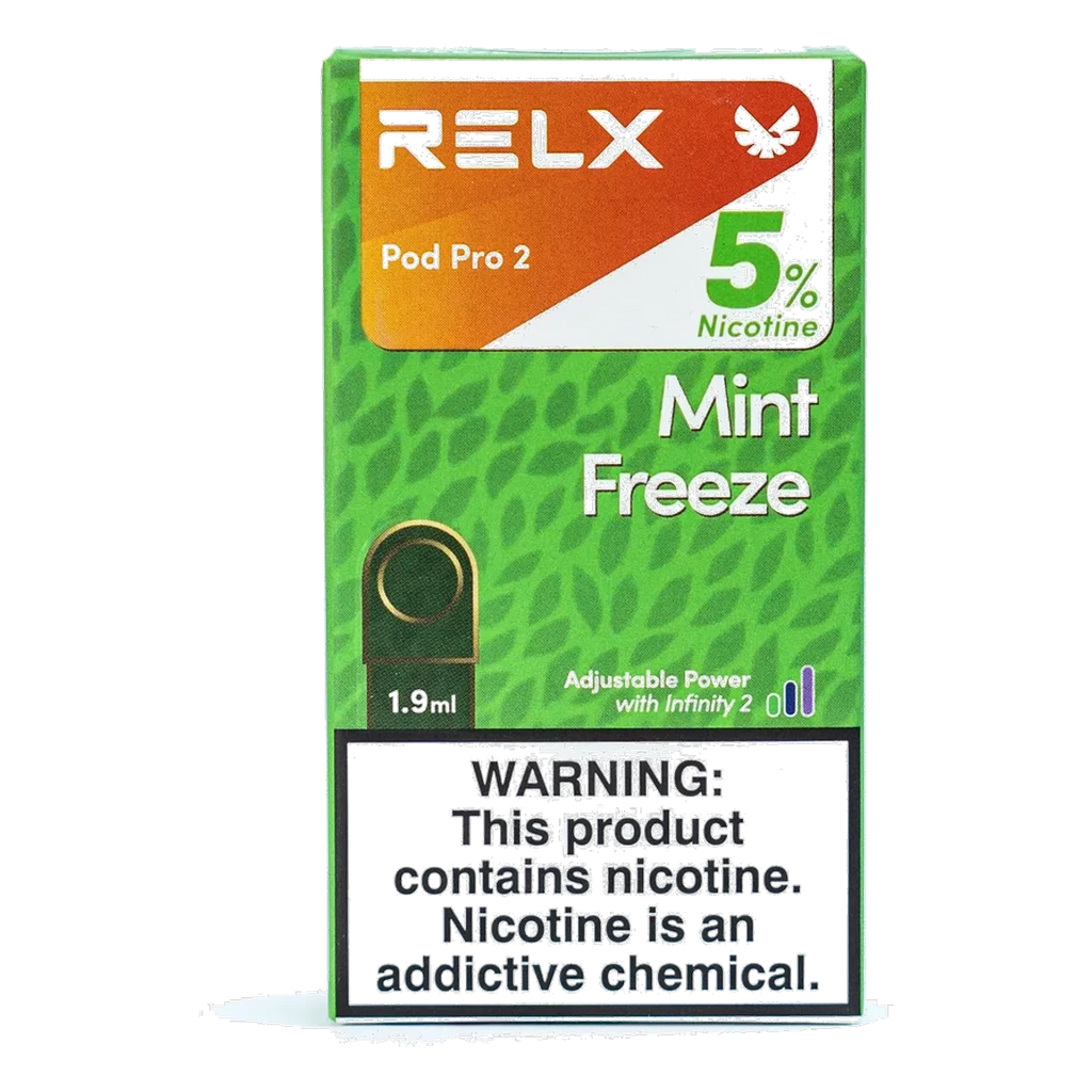 RELX Pod Pro 2 Pods 1.9ml Mint Freeze 5% UAE | Emirates Vapor