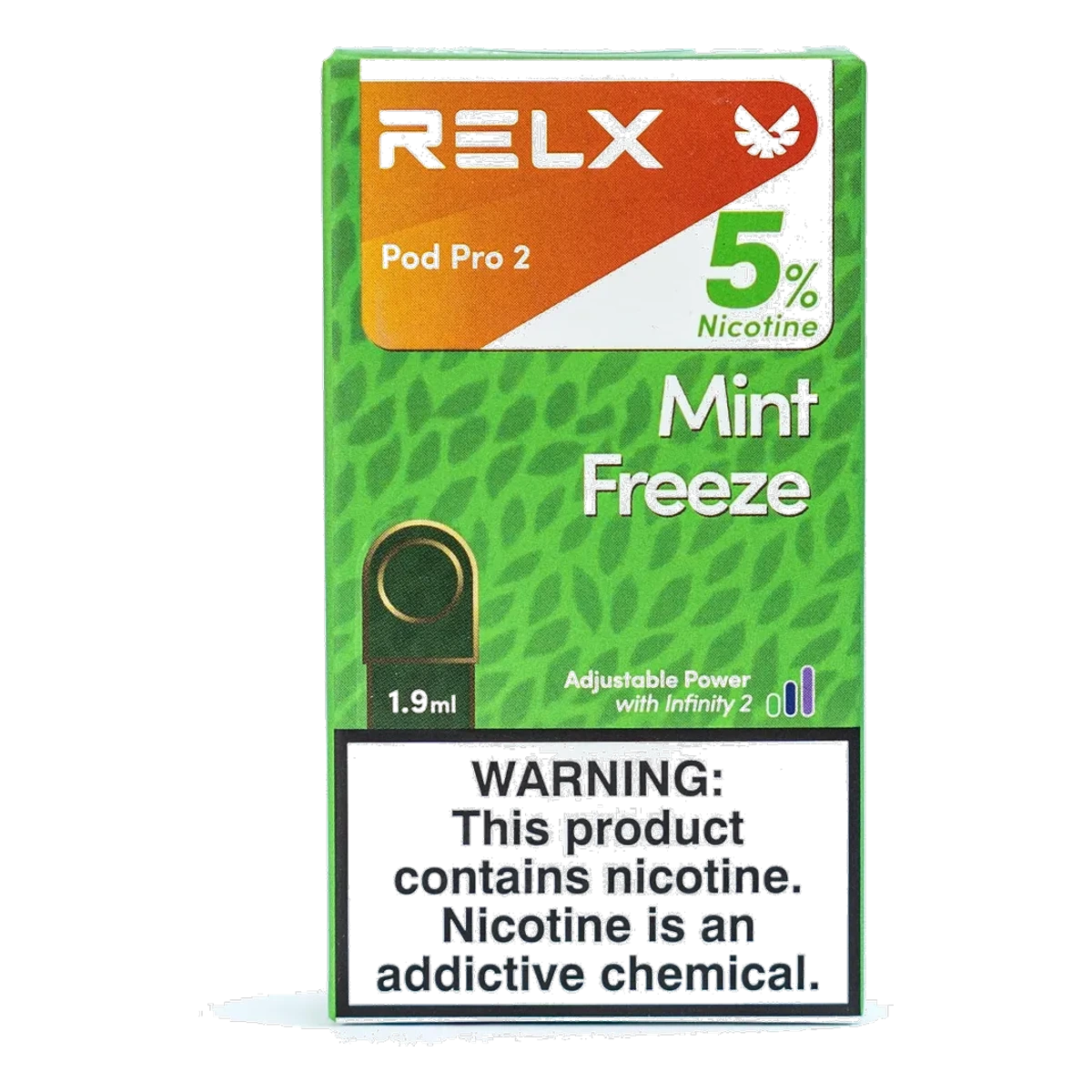 RELX Pod Pro 2 Pods 1.9ml Mint Freeze 5% UAE | Emirates Vapor