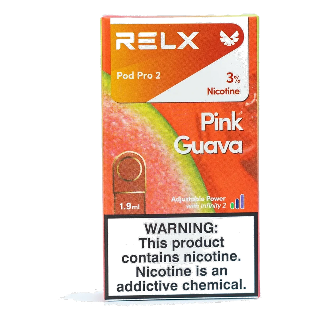 RELX Pod Pro 2 Pods 1.9ml Pink Guava 3% UAE | Emirates Vapor