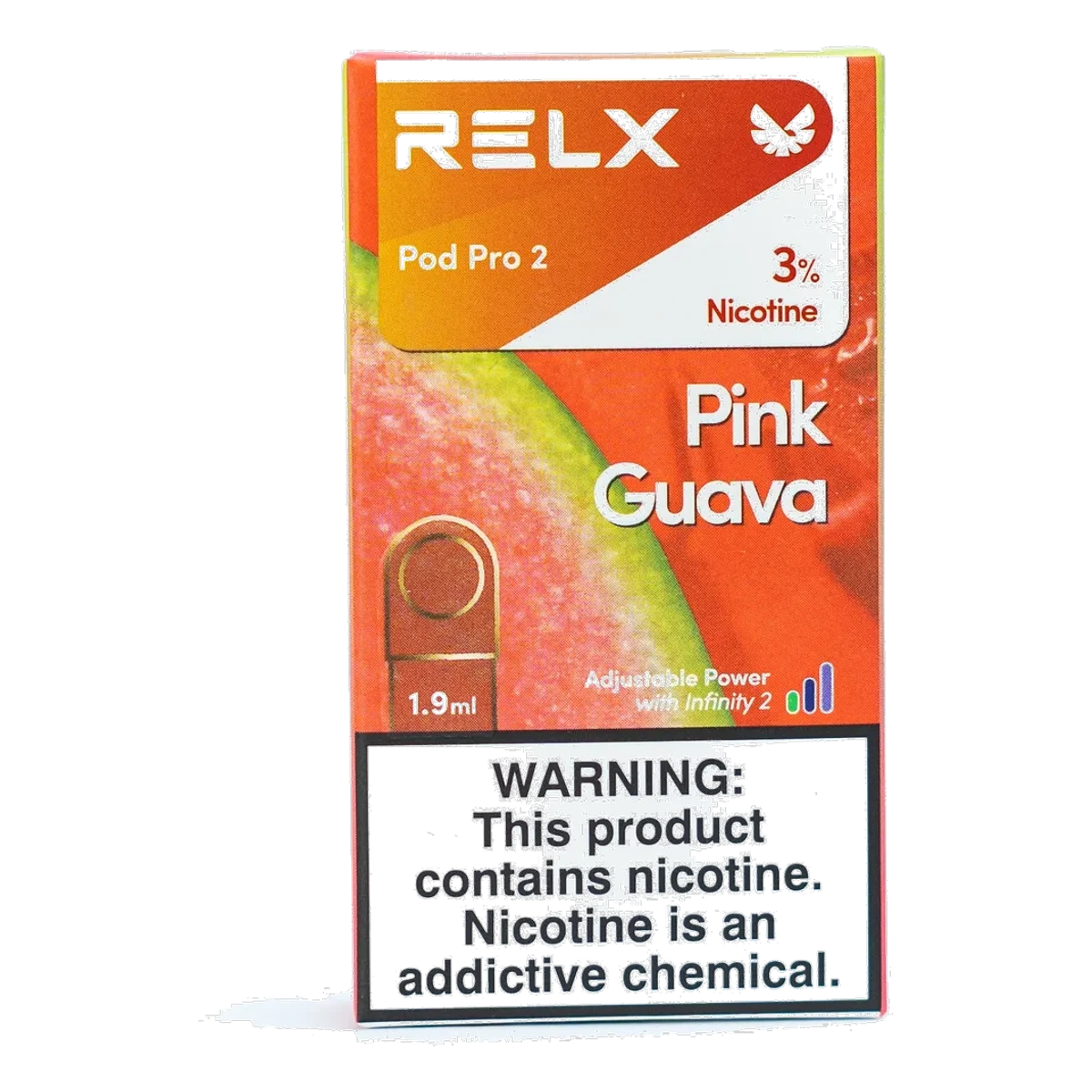 RELX Pod Pro 2 Pods 1.9ml Pink Guava 3% UAE | Emirates Vapor