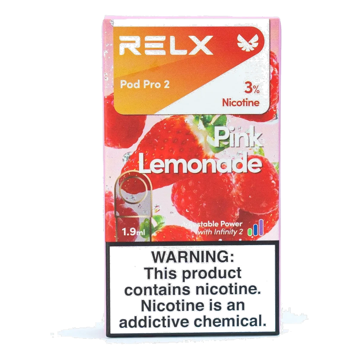 RELX Pod Pro 2 Pods 1.9ml Pink Lemonade 3% UAE | Emirates Vapor