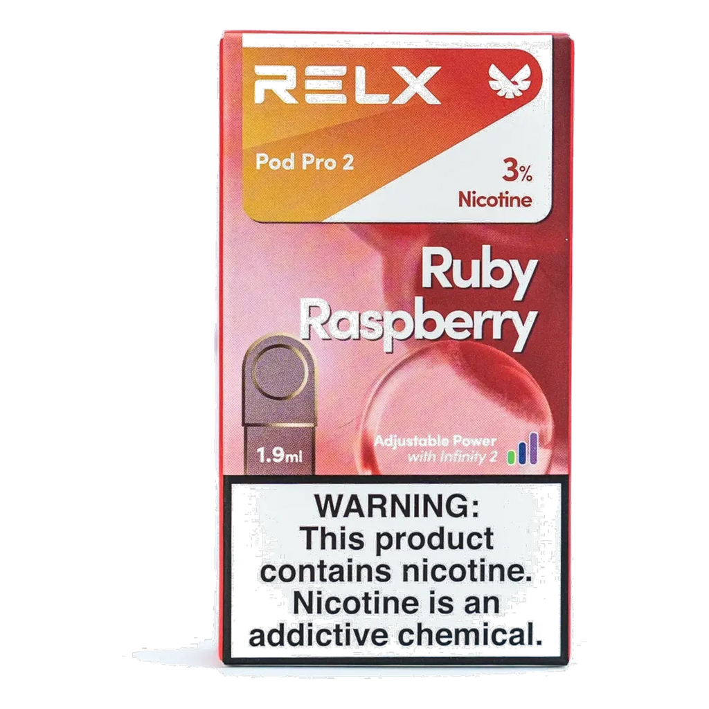 RELX Pod Pro 2 Pods 1.9ml Ruby Raspberry 3% UAE | Emirates Vapor