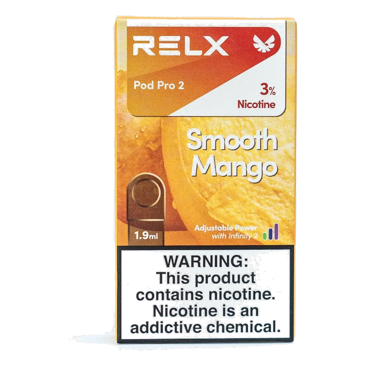 RELX Pod Pro 2 Pods 1.9ml Smooth Mango 3% UAE | Emirates Vapor