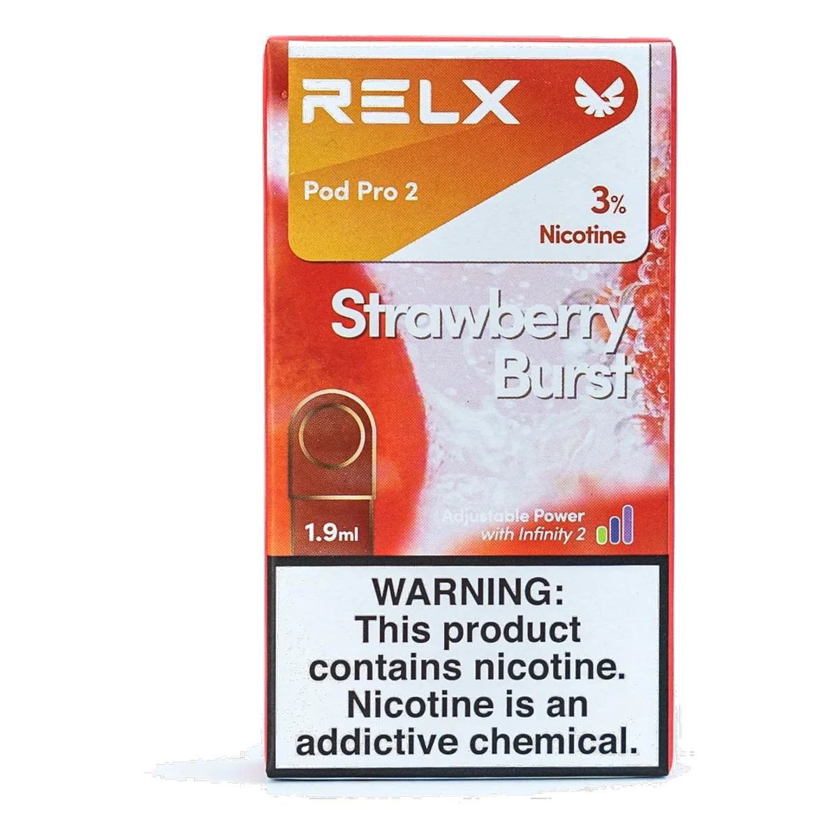 RELX Pod Pro 2 Pods 1.9ml Strawberry Burst 3% UAE | Emirates Vapor