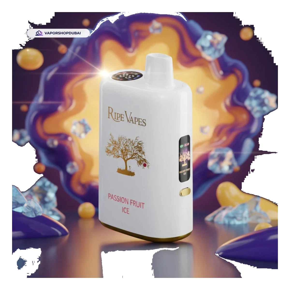 Ripe Vapes IVORY 40000 Puffs Disposable Vape passion-fruit-ice UAE | Emirates Vapor