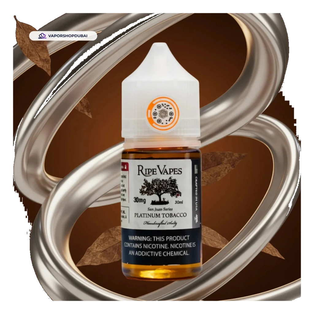 Ripe Vapes VCT Salt Series 30ml E Liquid platinum-tobacco UAE | Emirates Vapor
