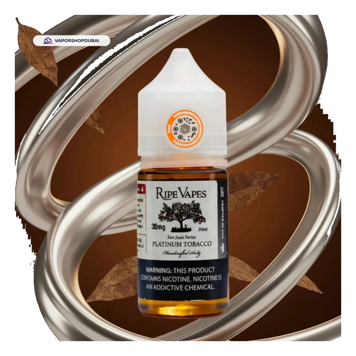 Ripe Vapes VCT Salt Series 30ml E Liquid platinum-tobacco UAE | Emirates Vapor
