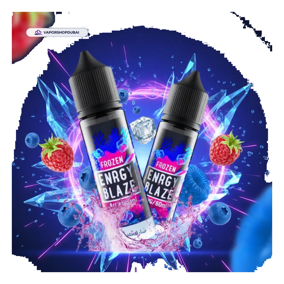 Sams Vape 60ml 12mg frozen-energy-blaze UAE | Emirates Vapor