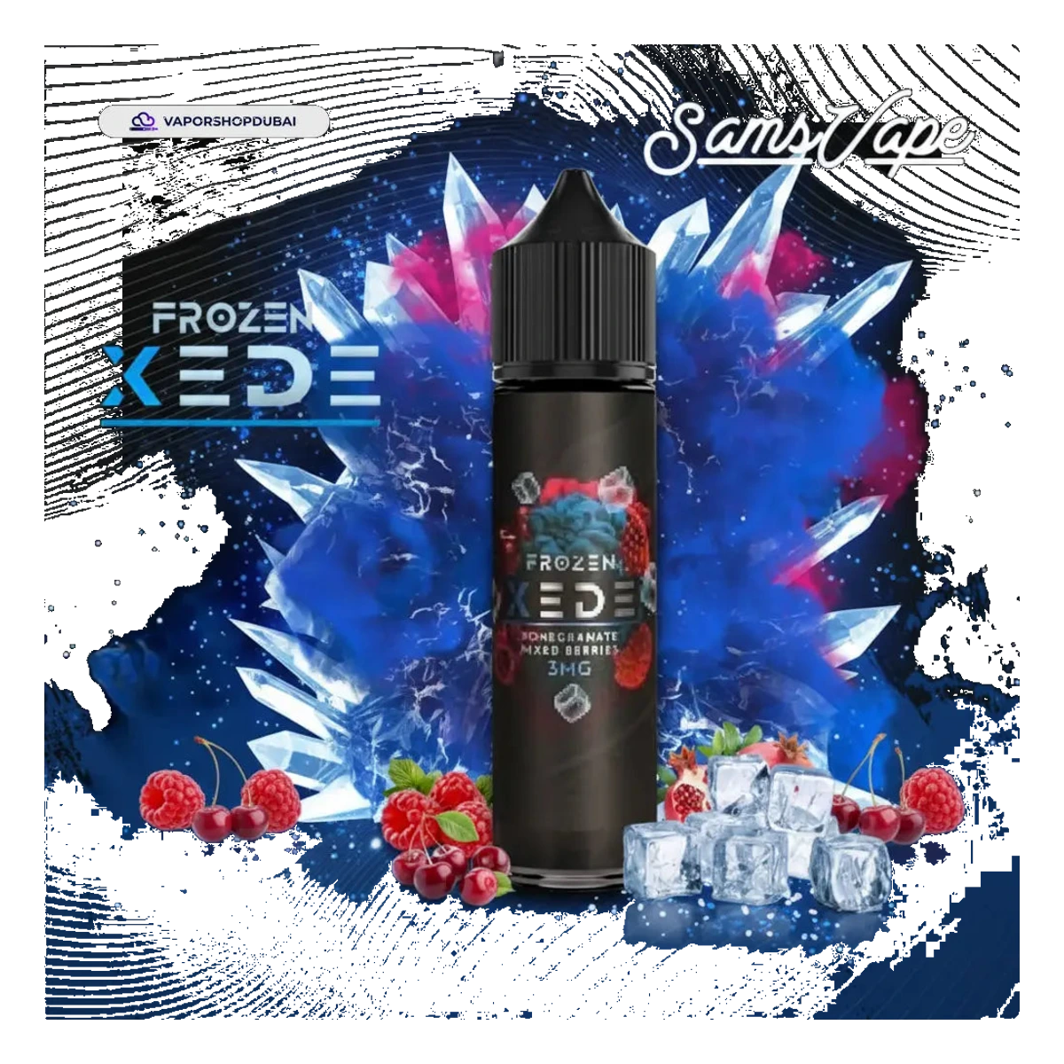 Sams Vape 60ml 12mg frozen-xede UAE | Emirates Vapor