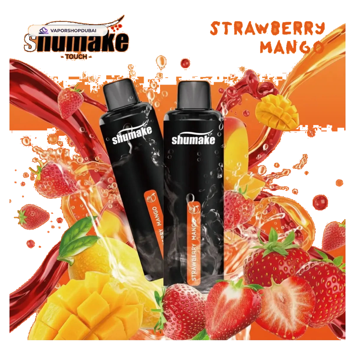 Shumake Touch 15000 Puffs Disposable Vape strawberry-mango UAE | Emirates Vapor