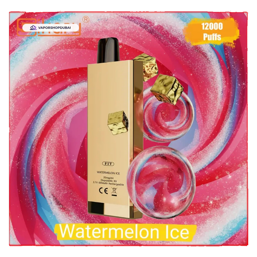 SIKARY FIT 12000 Puffs Disposable Vape 20mg/ml nicotine watermelon-ice UAE | Emirates Vapor