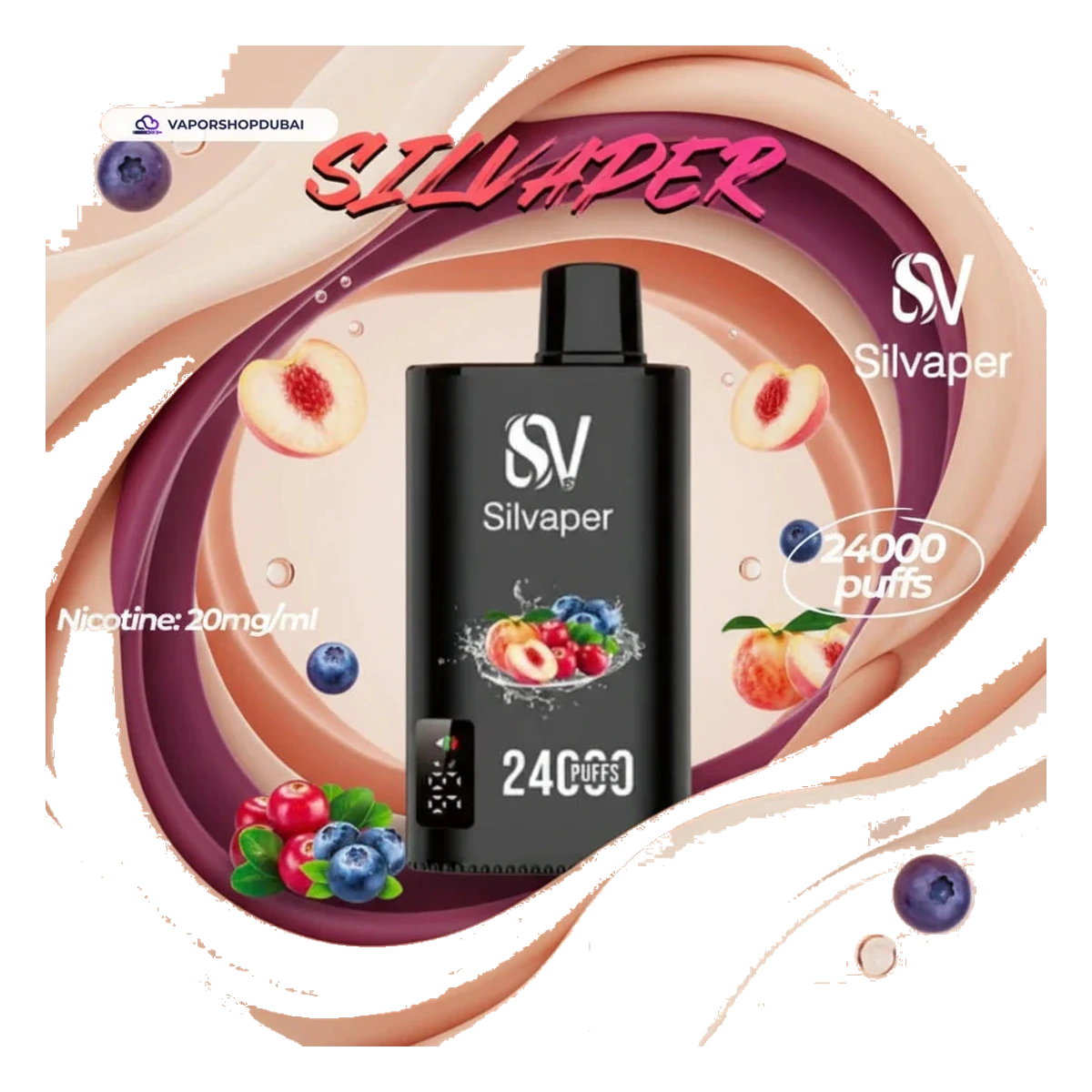 Silvaper 24000 Puffs Disposable Vape Uae — AED 40 | Emirates Vapor