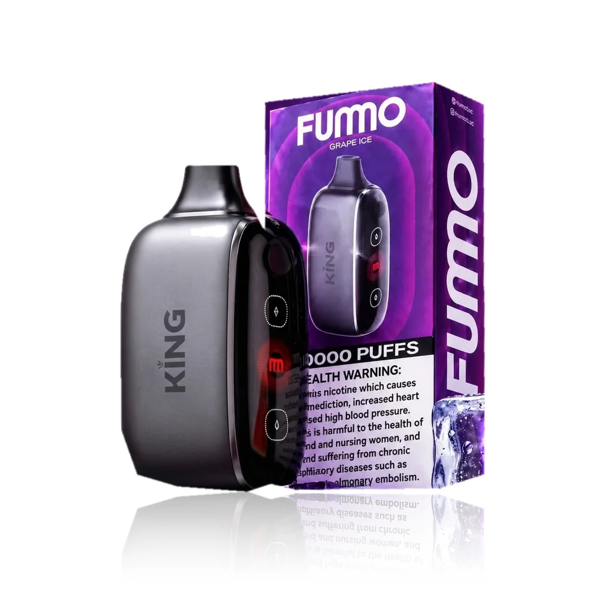 FUMMO King 40000 Puffs Disposable Vape UAE Grape Ice