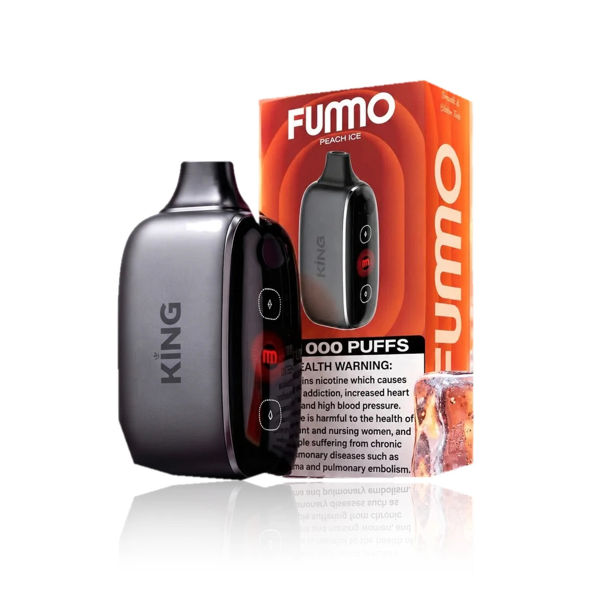 FUMMO King 40000 Puffs Disposable Vape UAE Peach Ice