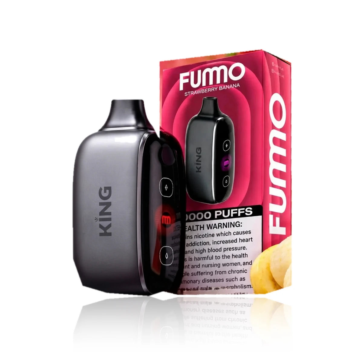 FUMMO King 40000 Puffs Disposable Vape UAE Strawberry Banana