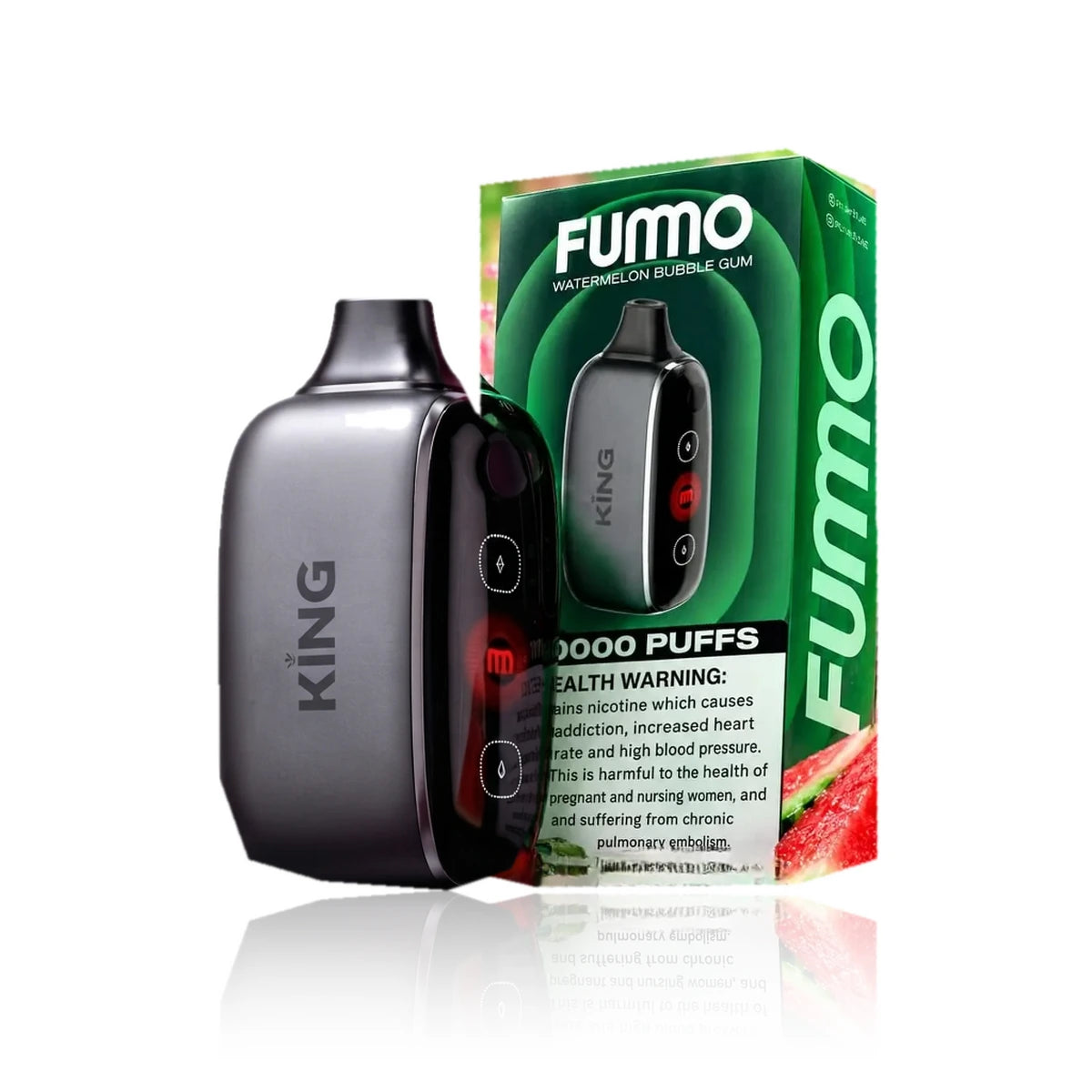 FUMMO King 40000 Puffs Disposable Vape UAE Watermelon Bubblegum