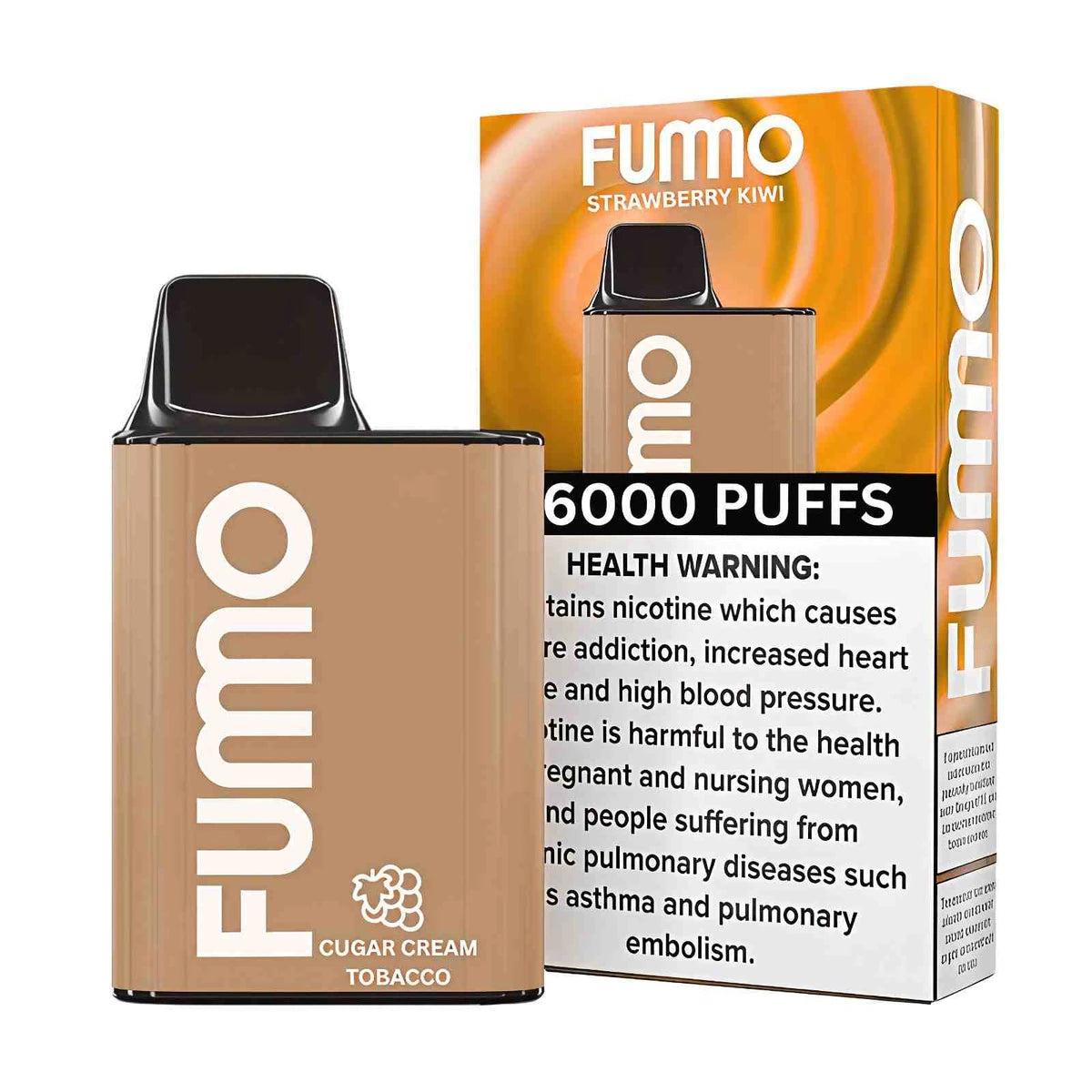FUMMO King 6000 Puffs Disposable Vape UAE Cigar Cream Tobacco