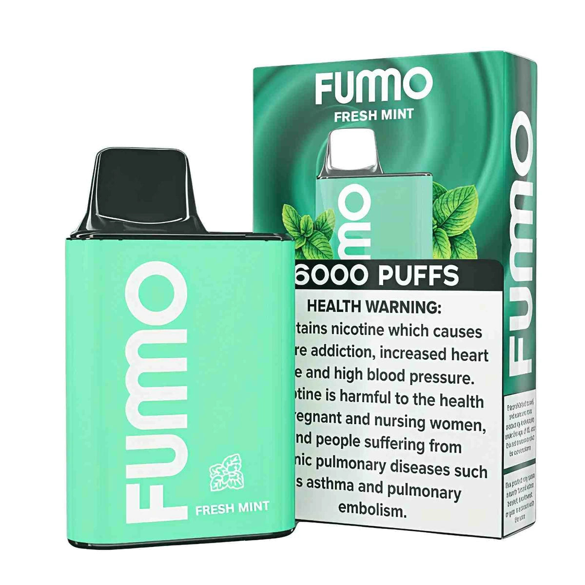 FUMMO King 6000 Puffs Disposable Vape UAE Fresh Mint