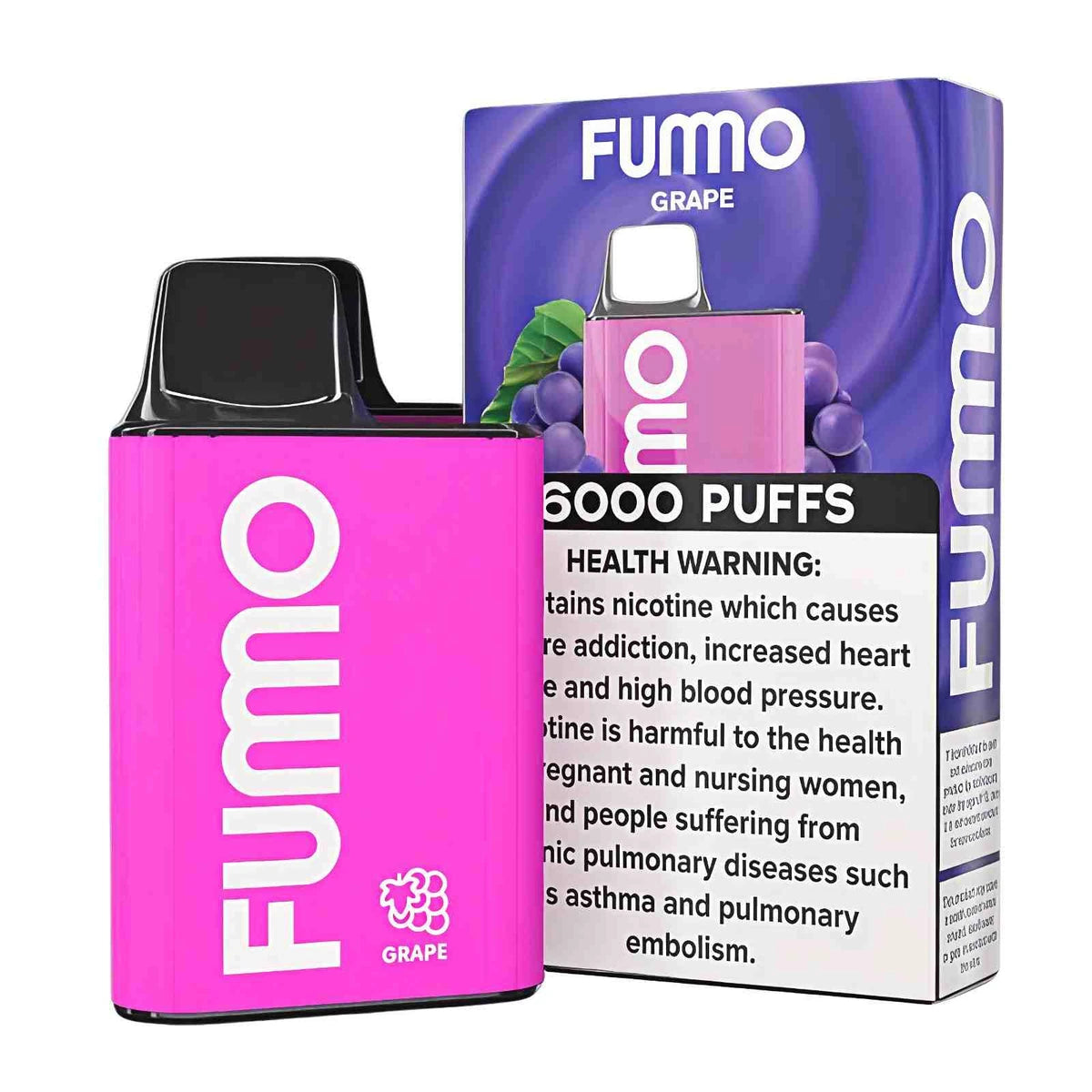 FUMMO King 6000 Puffs Disposable Vape UAE Grape