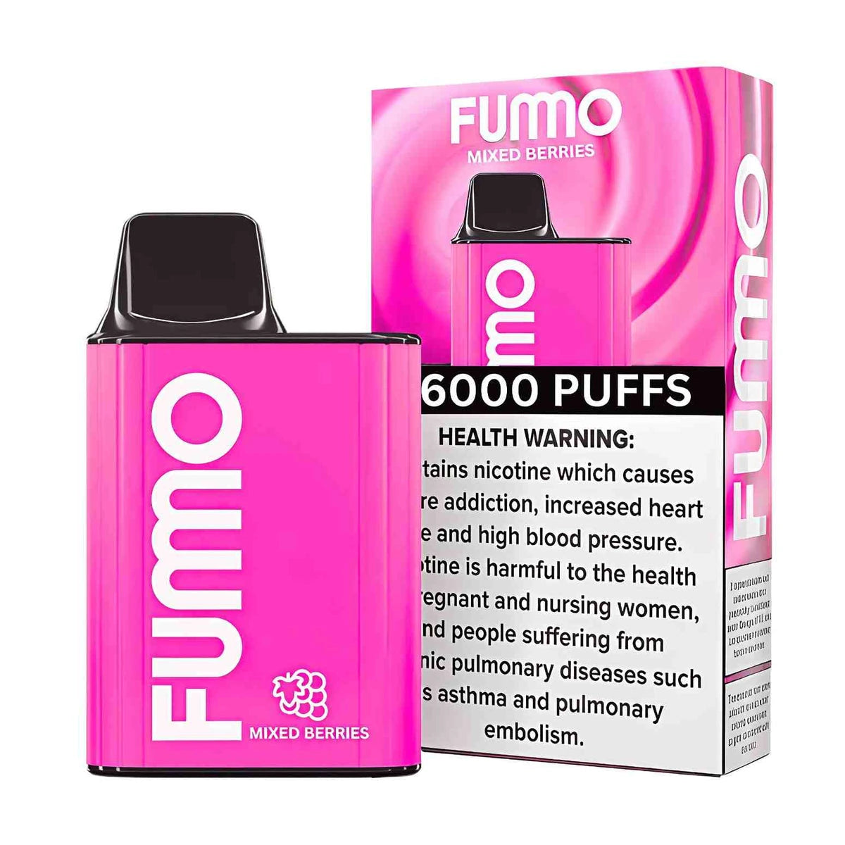 FUMMO King 6000 Puffs Disposable Vape UAE Mixed Berries