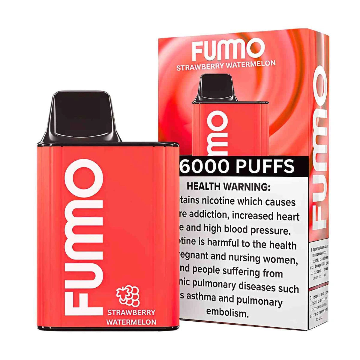 FUMMO King 6000 Puffs Disposable Vape UAE Strawberry Watermelon