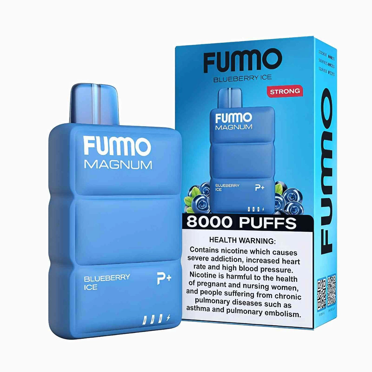 FUMMO Magnum 8000 Puffs Disposable Vape UAE Blueberry Ice