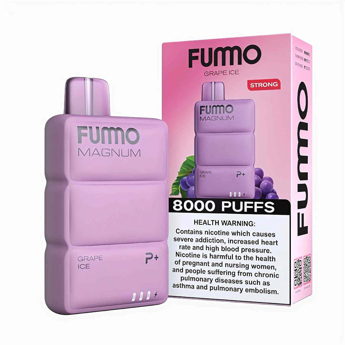 FUMMO Magnum 8000 Puffs Disposable Vape UAE Grape Ice