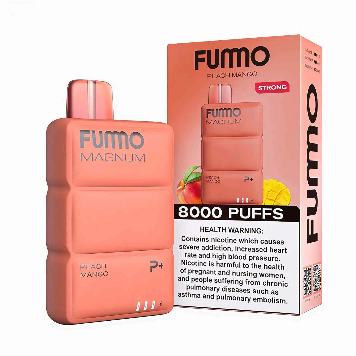 FUMMO Magnum 8000 Puffs Disposable Vape UAE Peach Mango