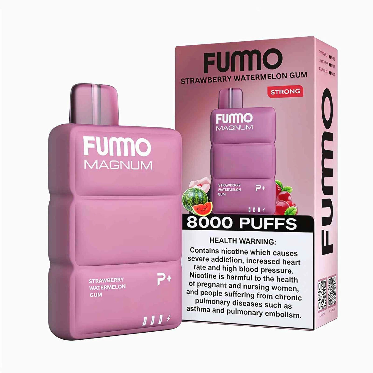 FUMMO Magnum 8000 Puffs Disposable Vape UAE Strawberry Watermelon Gum