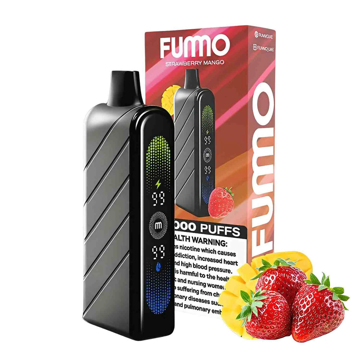 FUMMO Nova 50000 Puffs Disposable Vape UAE Strawberry Mango