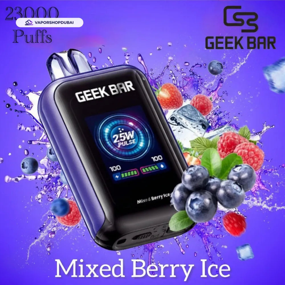 Geek Bar Watt 23000 Puffs Disposable Vape 5% (50mg) Nicotine In UAE, DUBAI