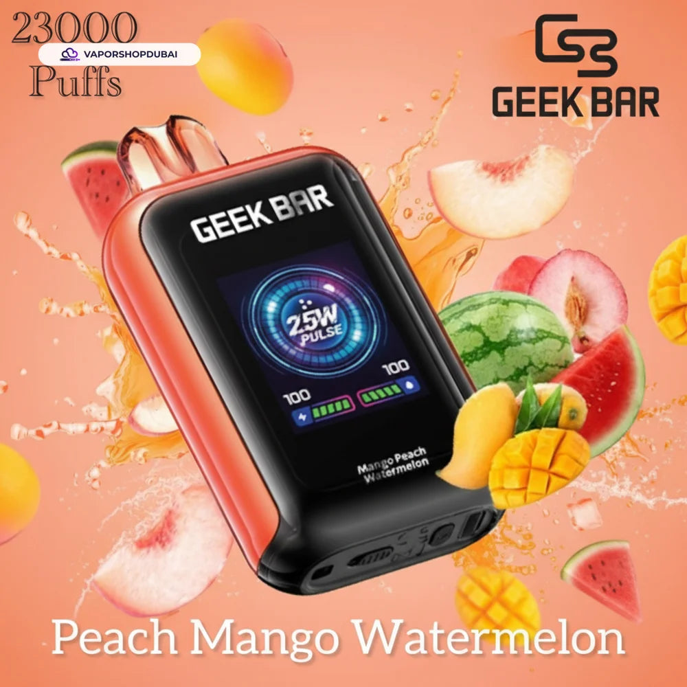 Geek Bar Watt 23000 Puffs Disposable Vape 5% (50mg) Nicotine In UAE, DUBAI
