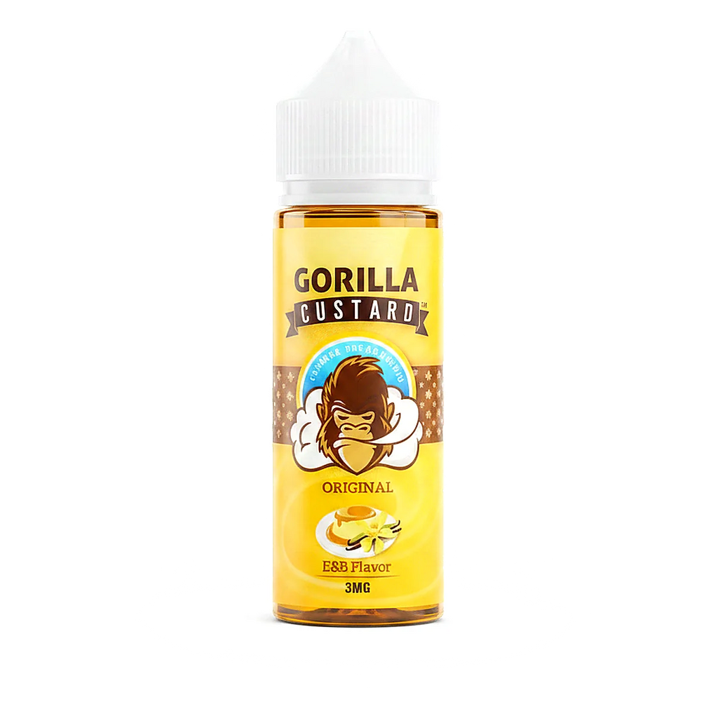 Gorilla Custard Original E-Liquid by E&amp;B Flavor 60ml &amp; 100ml In UAE