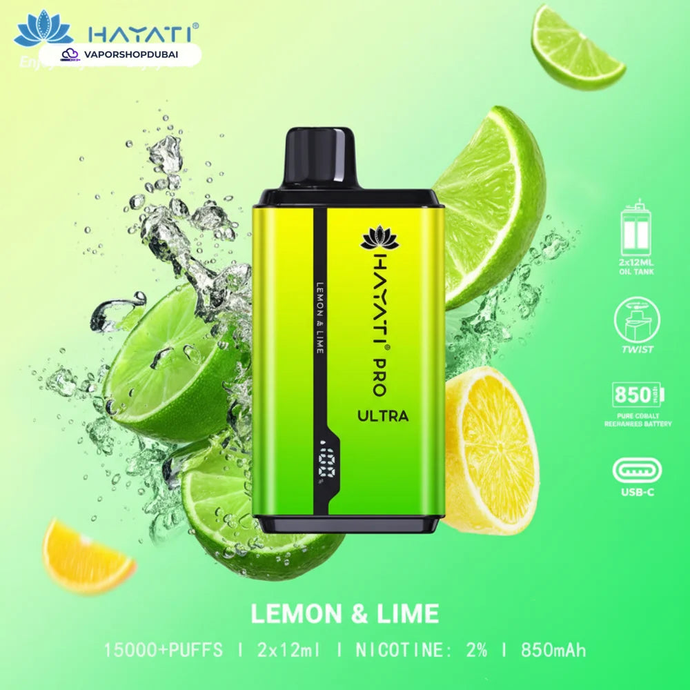 Hayati Pro Ultra 15000 Puffs Disposable Vape In UAE
