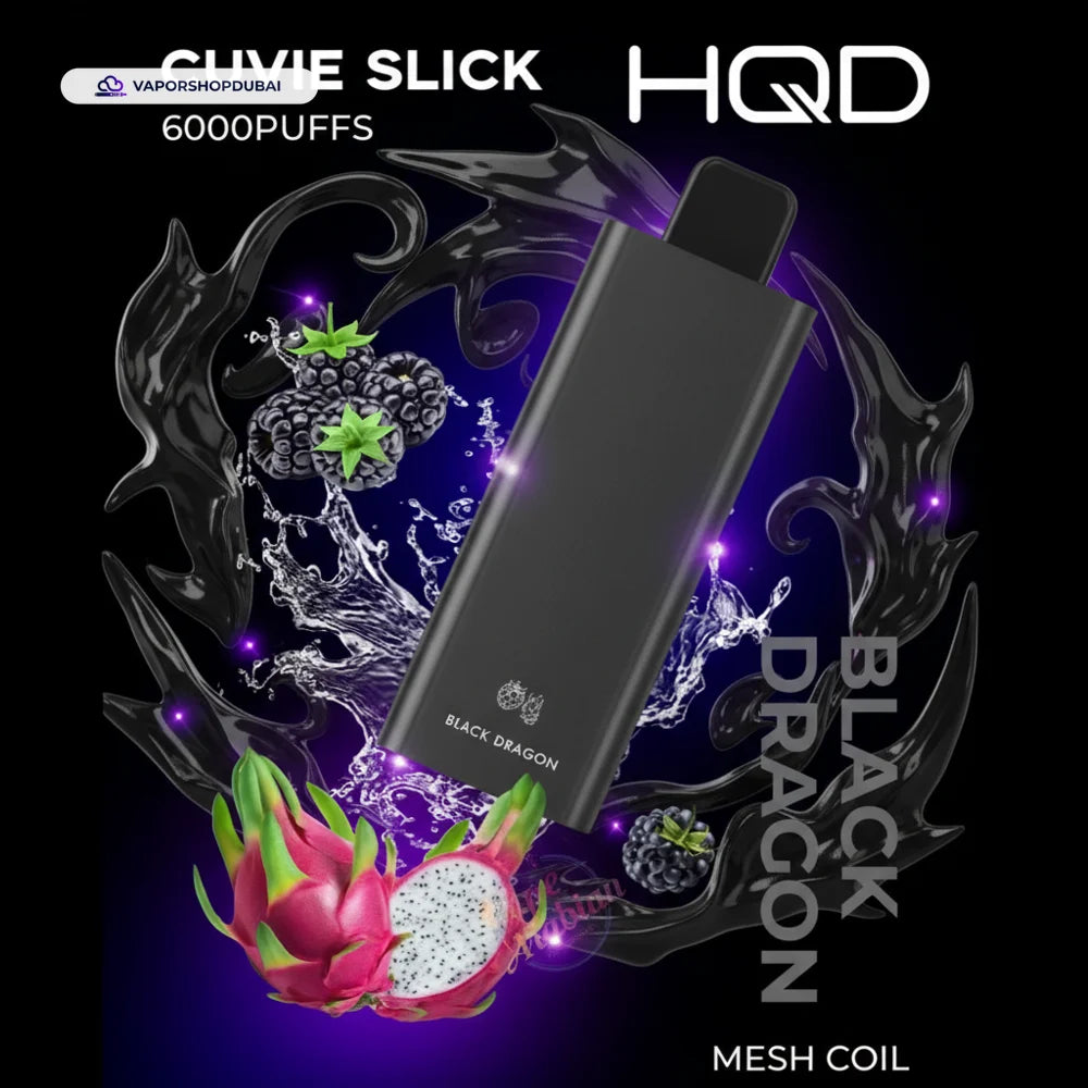HQD Cuvie Slick 6000 Puffs | 1-3 Hours Delivery in dubai