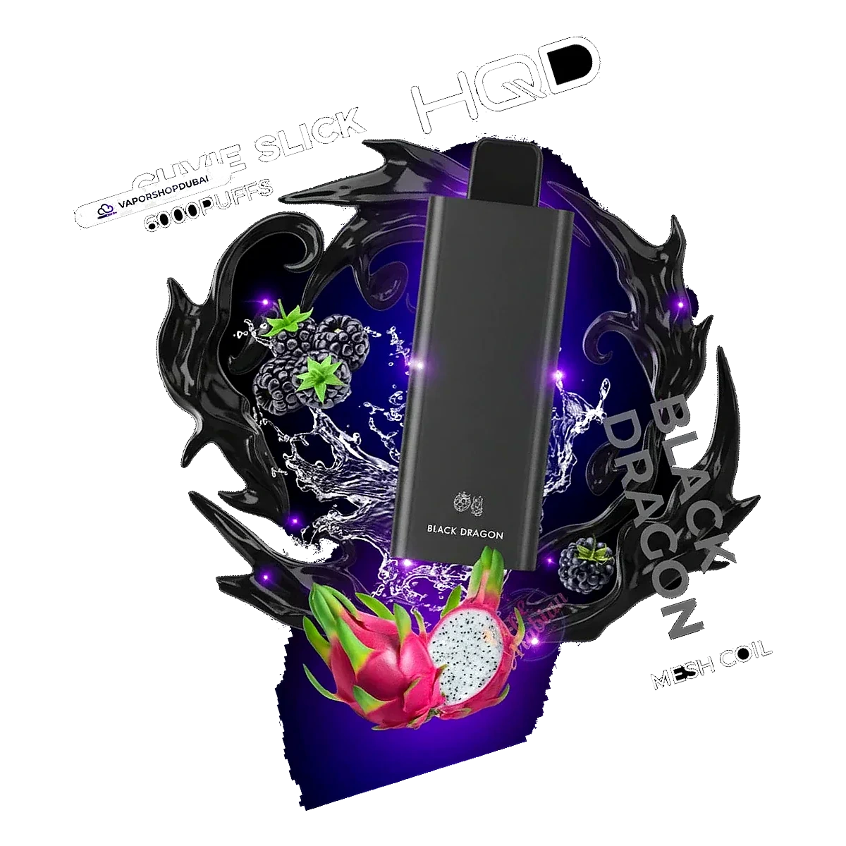 HQD Cuvie Slick 6000 Puffs Disposable Pod Device UAE — Buy Dubai | Emirates Vapor