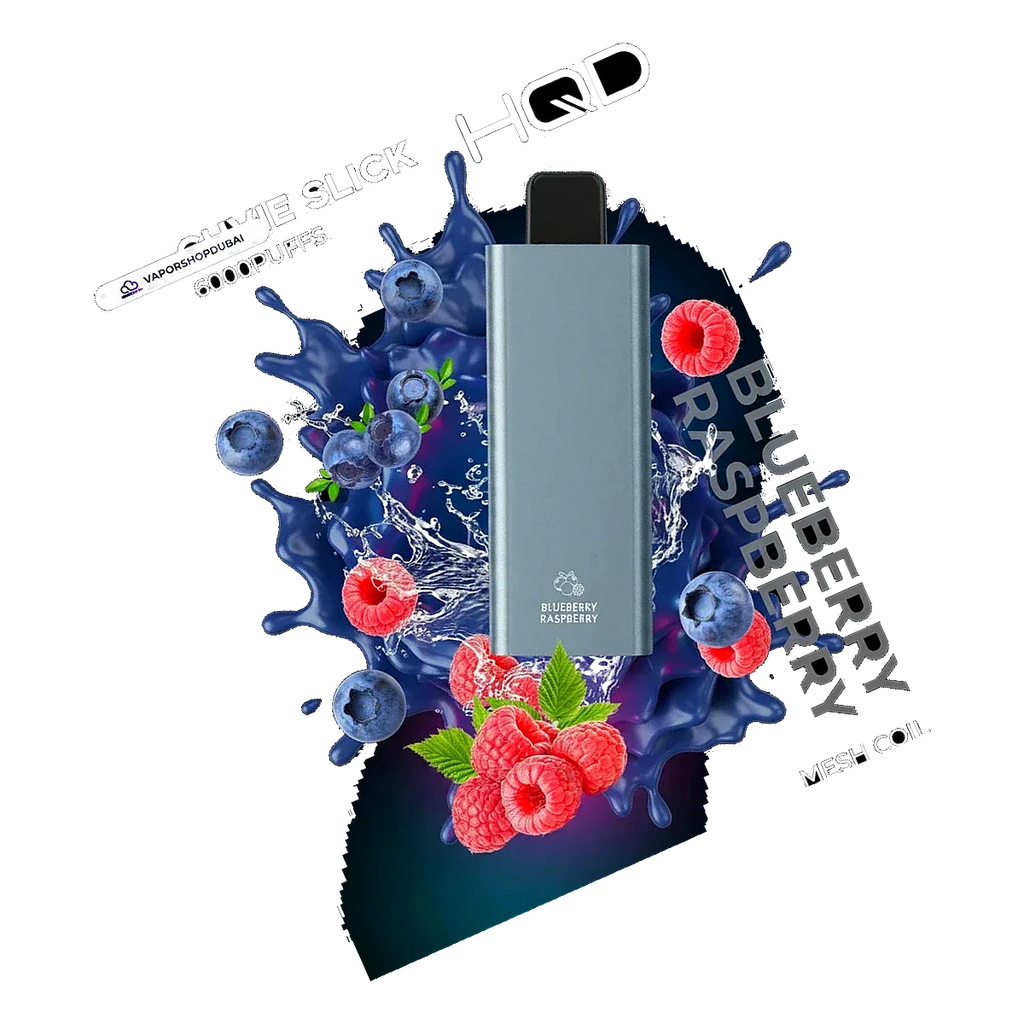 HQD Cuvie Slick 6000 Puffs Disposable Pod Device blueberry-raspberry UAE | Emirates Vapor