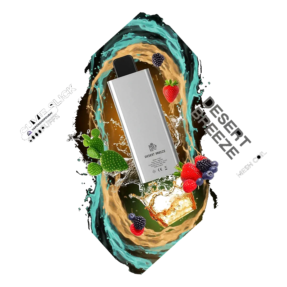 HQD Cuvie Slick 6000 Puffs Disposable Pod Device best price UAE — ESMA certified