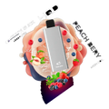 HQD Cuvie Slick 6000 Puffs Disposable Pod Device peach-berry UAE | Emirates Vapor