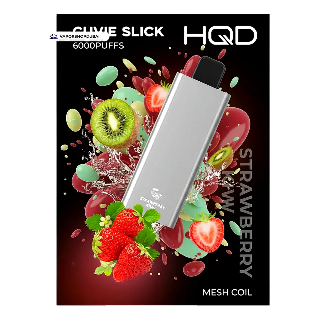 HQD Cuvie Slick 6000 Puffs Disposable Pod Device strawberry-kiwi UAE | Emirates Vapor