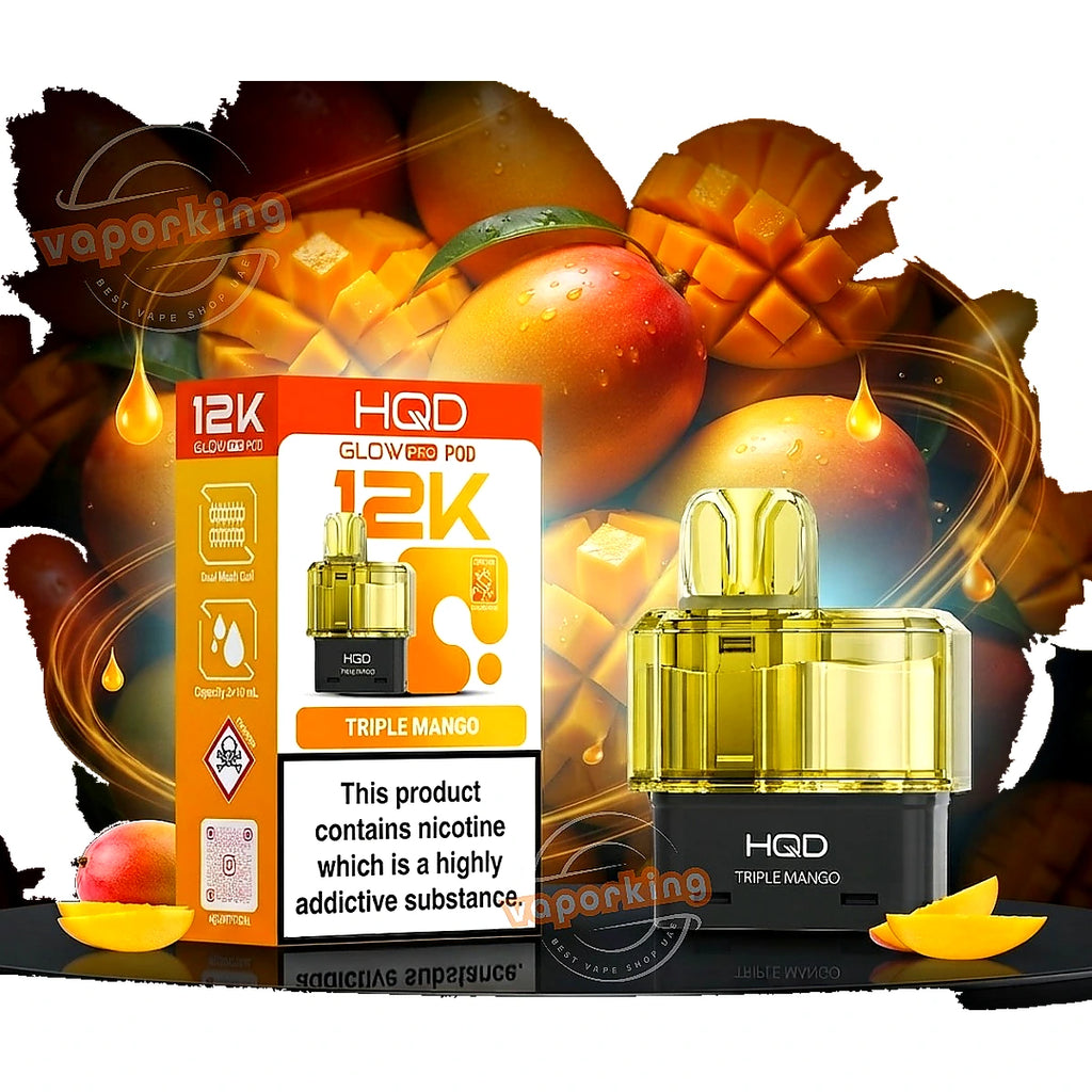 Hqd Glow Pro 12000 Puffs Replacement Pod 20MG In UAE  UAE