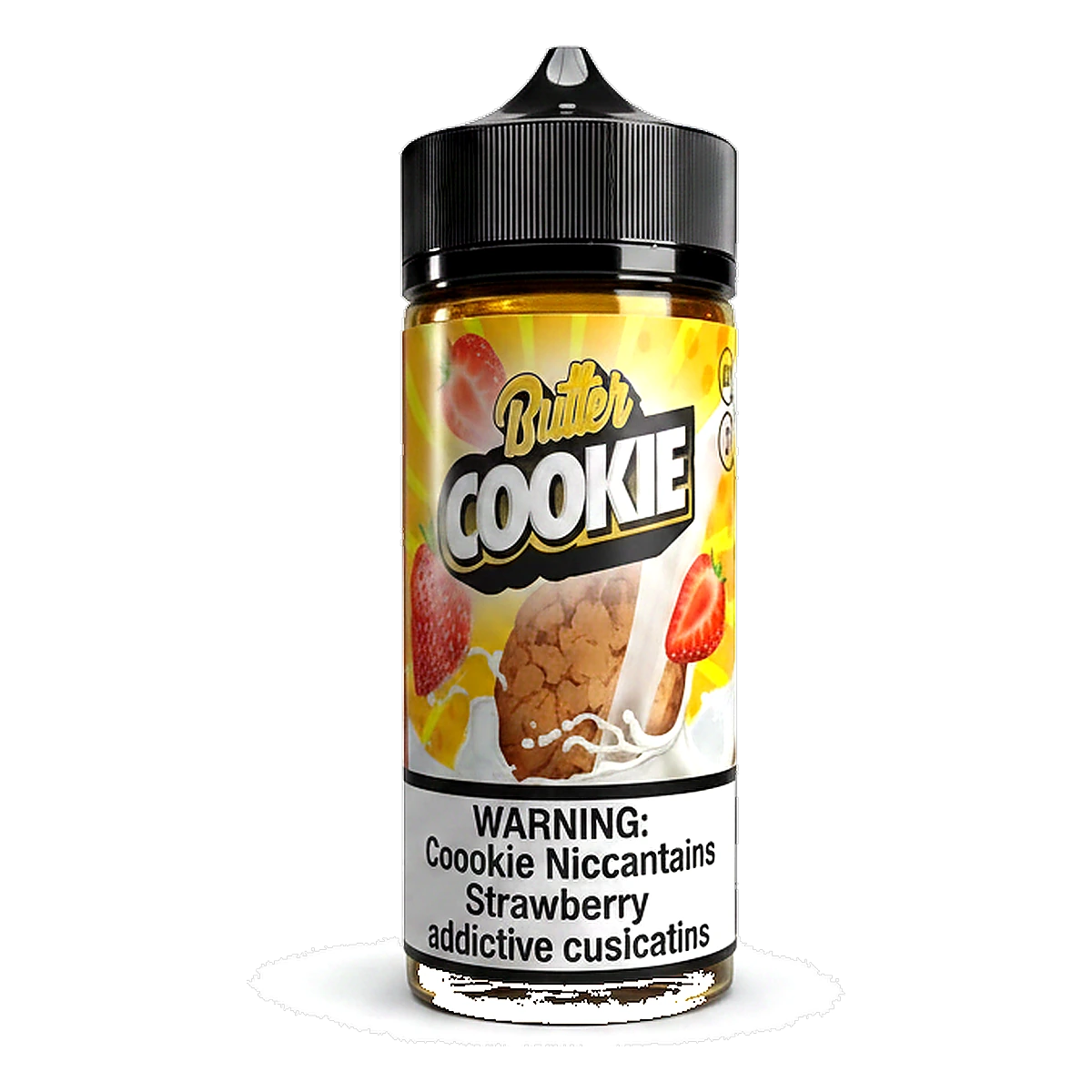 JDI 100ml Premium Vape Liquid 3mg Nicotine In The UAE butter-cookie-strawberry UAE
