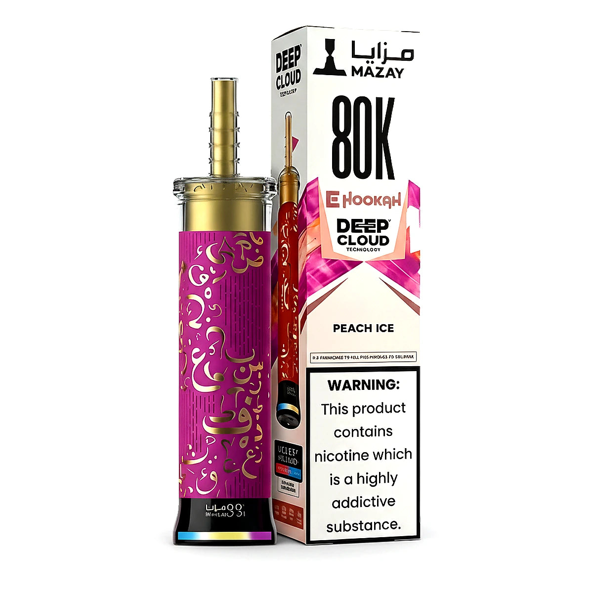 Mazaya Deep Cloud Shisha 80000 Puffs Disposable Vape in Dubai, UAE  UAE