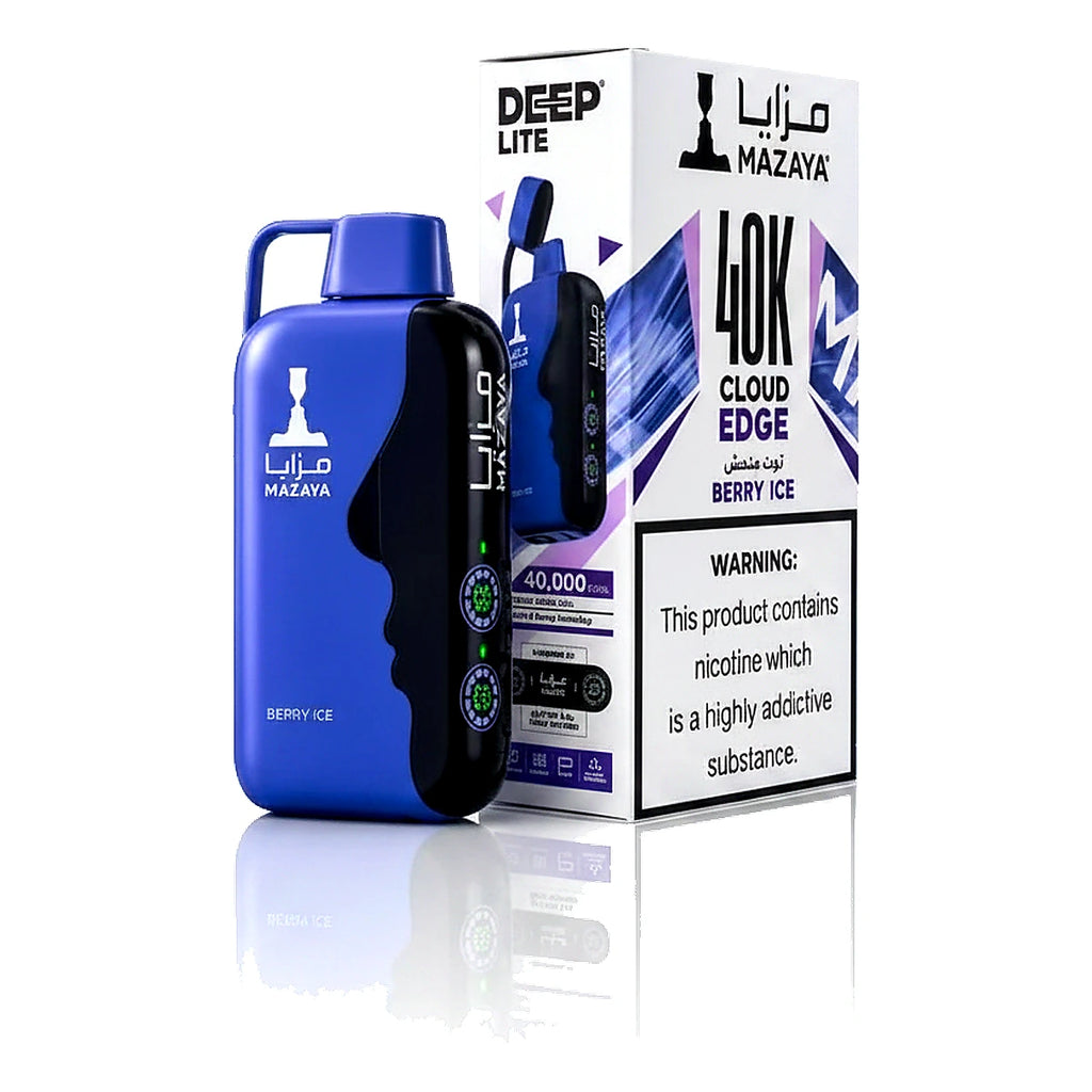 Mazaya Deep Lite Cloud Edge 40000 Puffs Disposable Vape in Dubai, UAE berry-ice UAE