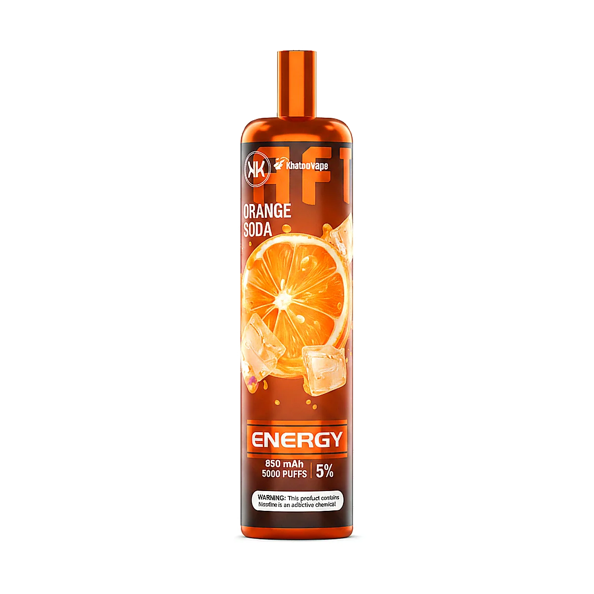 ORANGE SODA |ENERGY VAPE 5000 PUFFS|100% ORIGINAL DISPOSABLE