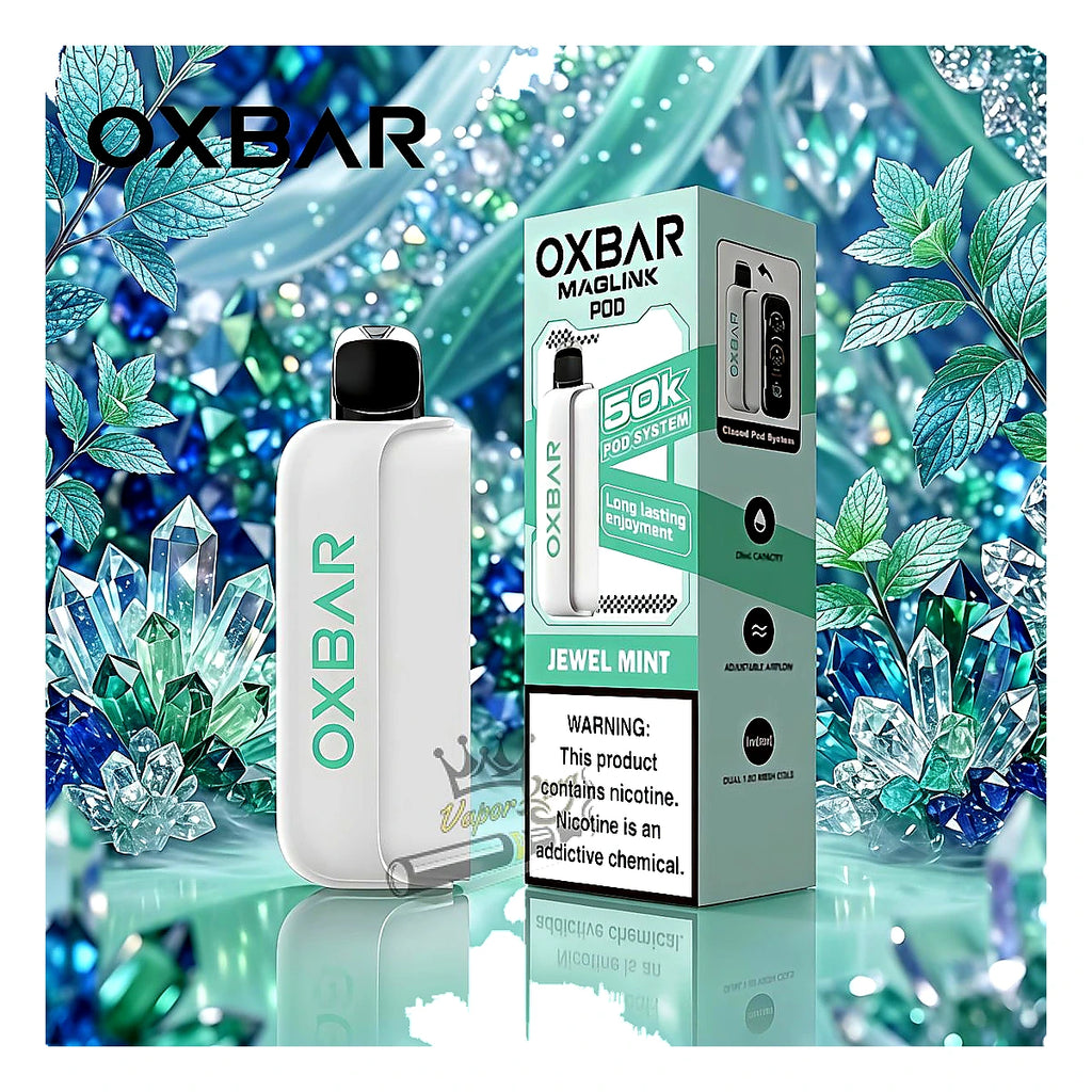 OXBAR Maglink 50000 Puffs Disposable Pod & Battery In UAE jewel-mint UAE