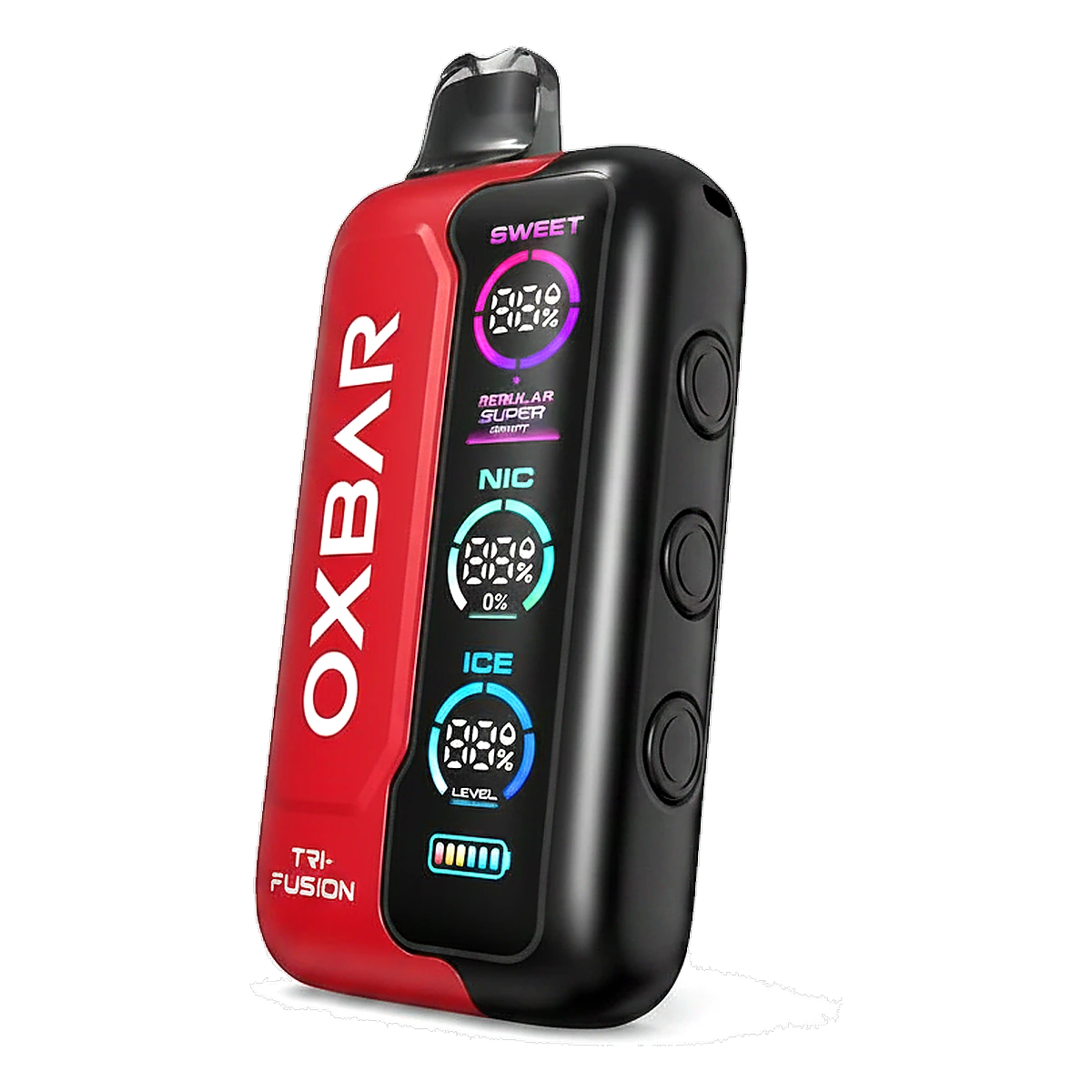 OXBAR TRI Fusion 45K Disposable Vape In UAE cherry-strawberry UAE